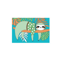 Kids Mini Canvas with Easel - SLOTH