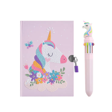K Mini Sparkle Lockable Diary - OVER THE RAINBOW