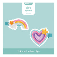 Mini Sparkle Hair Clips 2pk - Magic