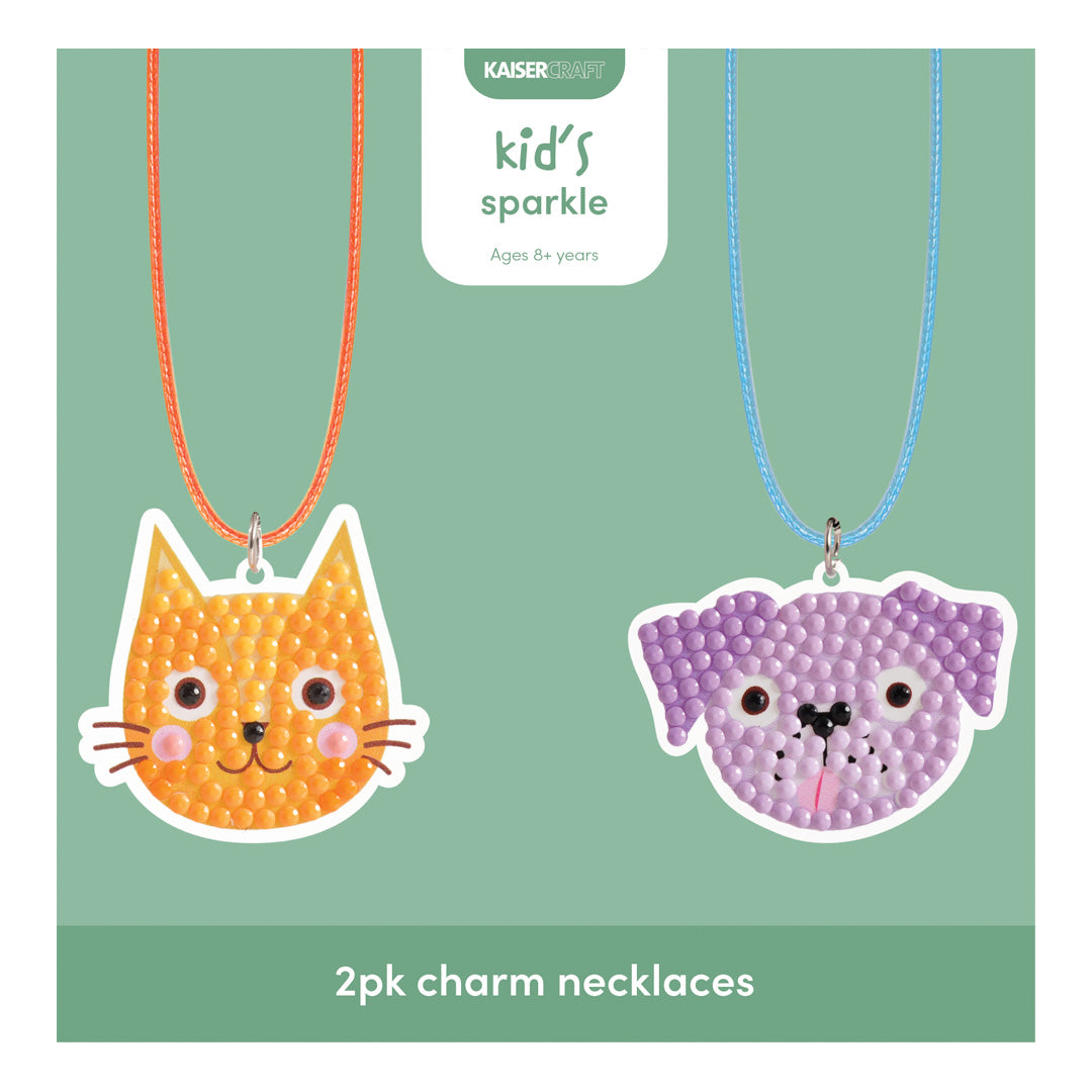 Mini Sparkle Necklace 2pk - Pets