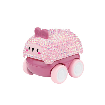 Sparkle Push Car - Pink Bunny