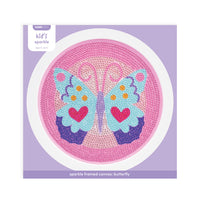 Sparkle Framed Canvas - BUTTERFLY