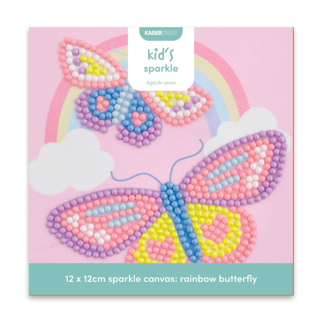 Mini Sparkle Kit 12 x 12 cm - Rainbow Butterfly