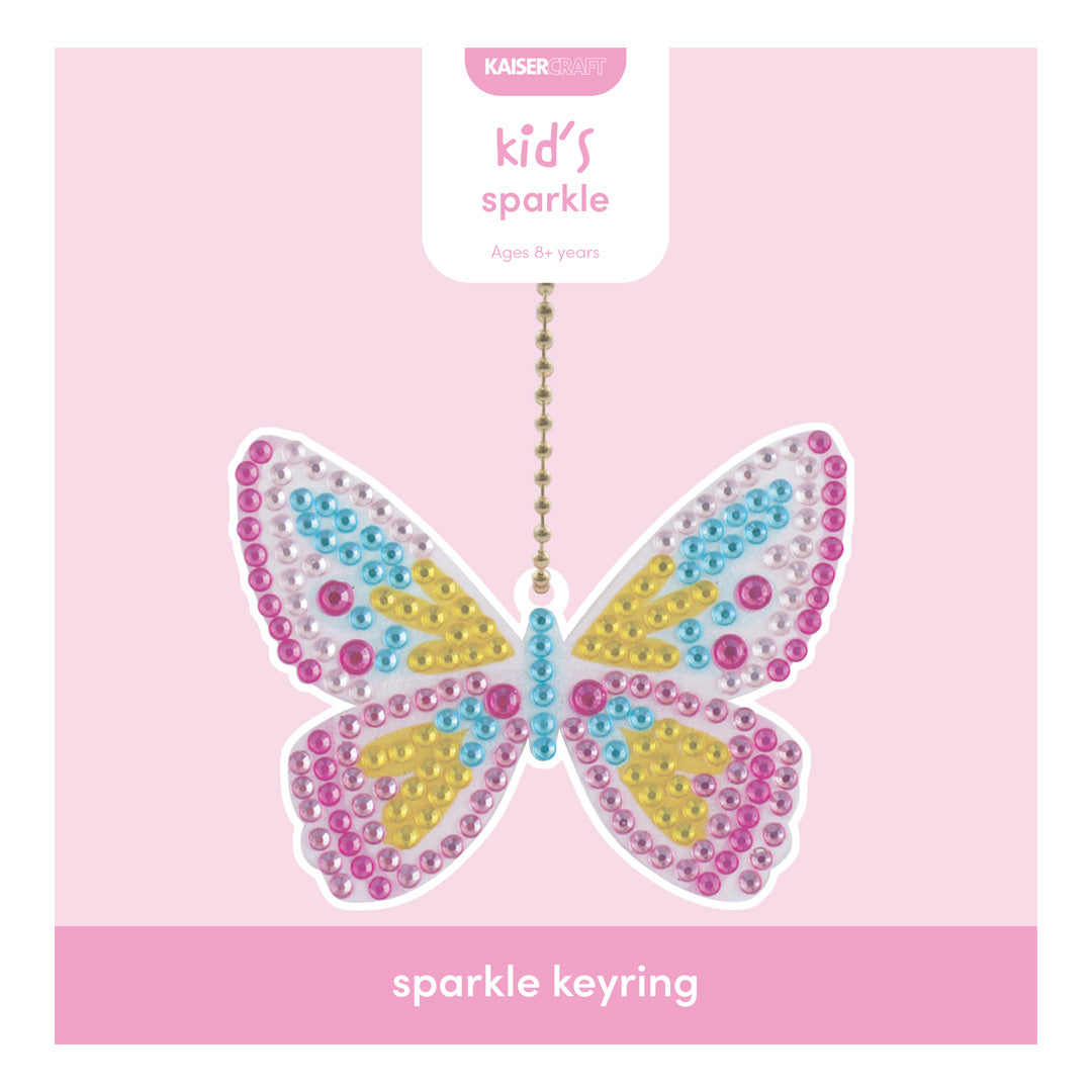 Mini Sparkle Keyring - BUTTERFLY