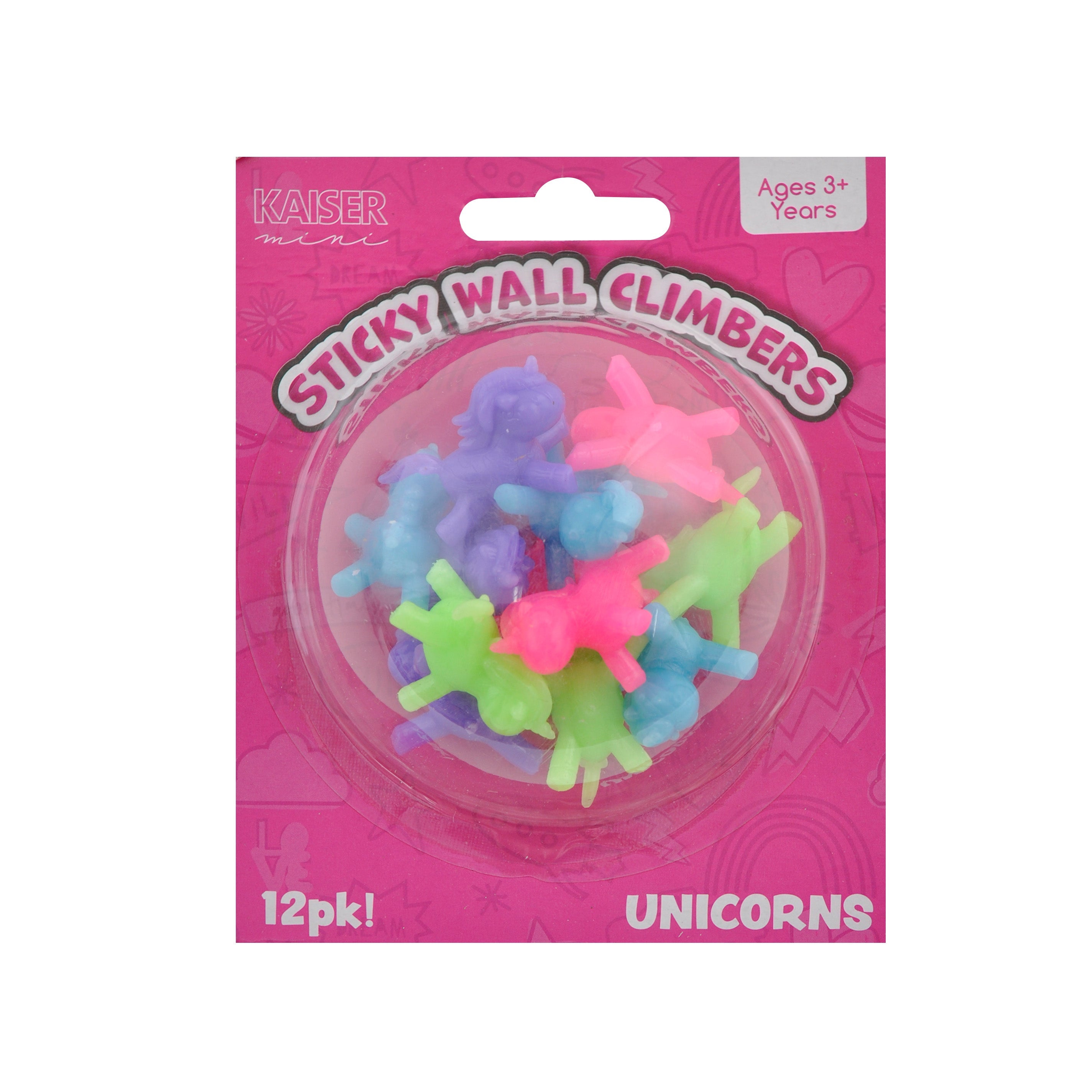 Kaiser Toy Box - Kids Sticky Wall Climber - UNICORN
