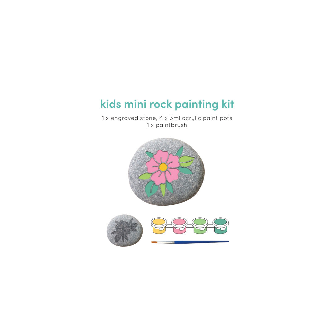 Rock Painting Kit Mini - Flower