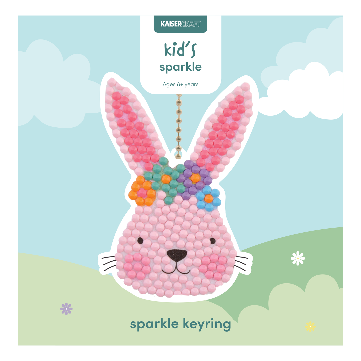 Sparkle Keyring - Rabbit