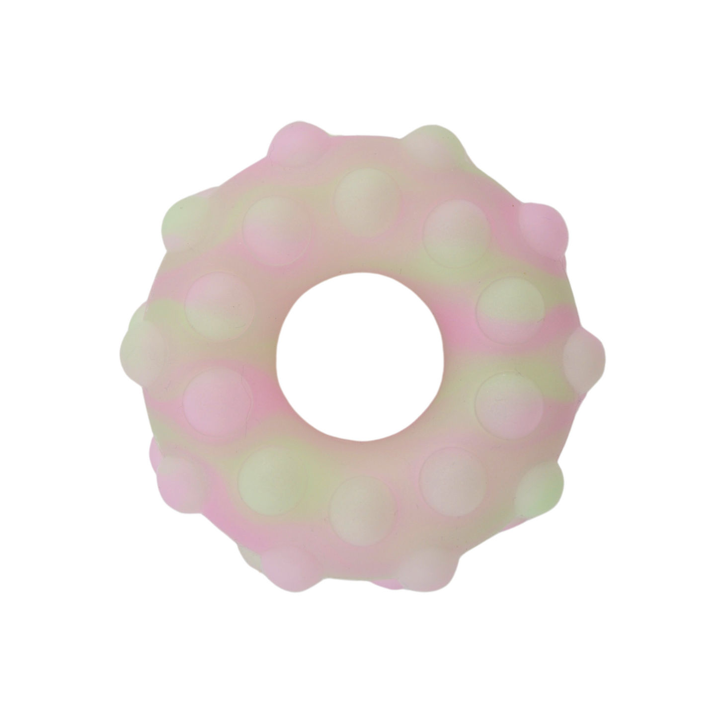 Fidget Donut - Pink Marble
