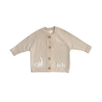 Baby Knitted Cardigan GOOSE Size 6-12M