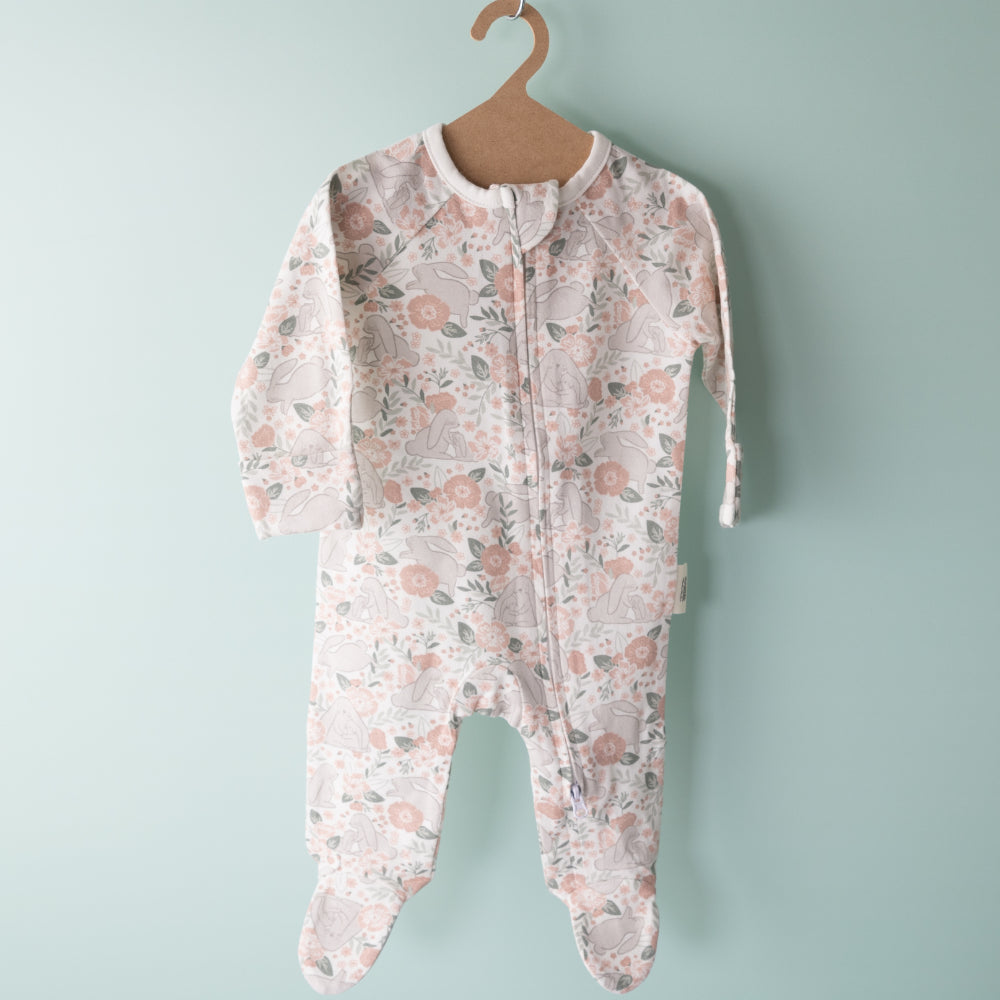 K Mini Baby Growsuit 6-12m - BUNNY
