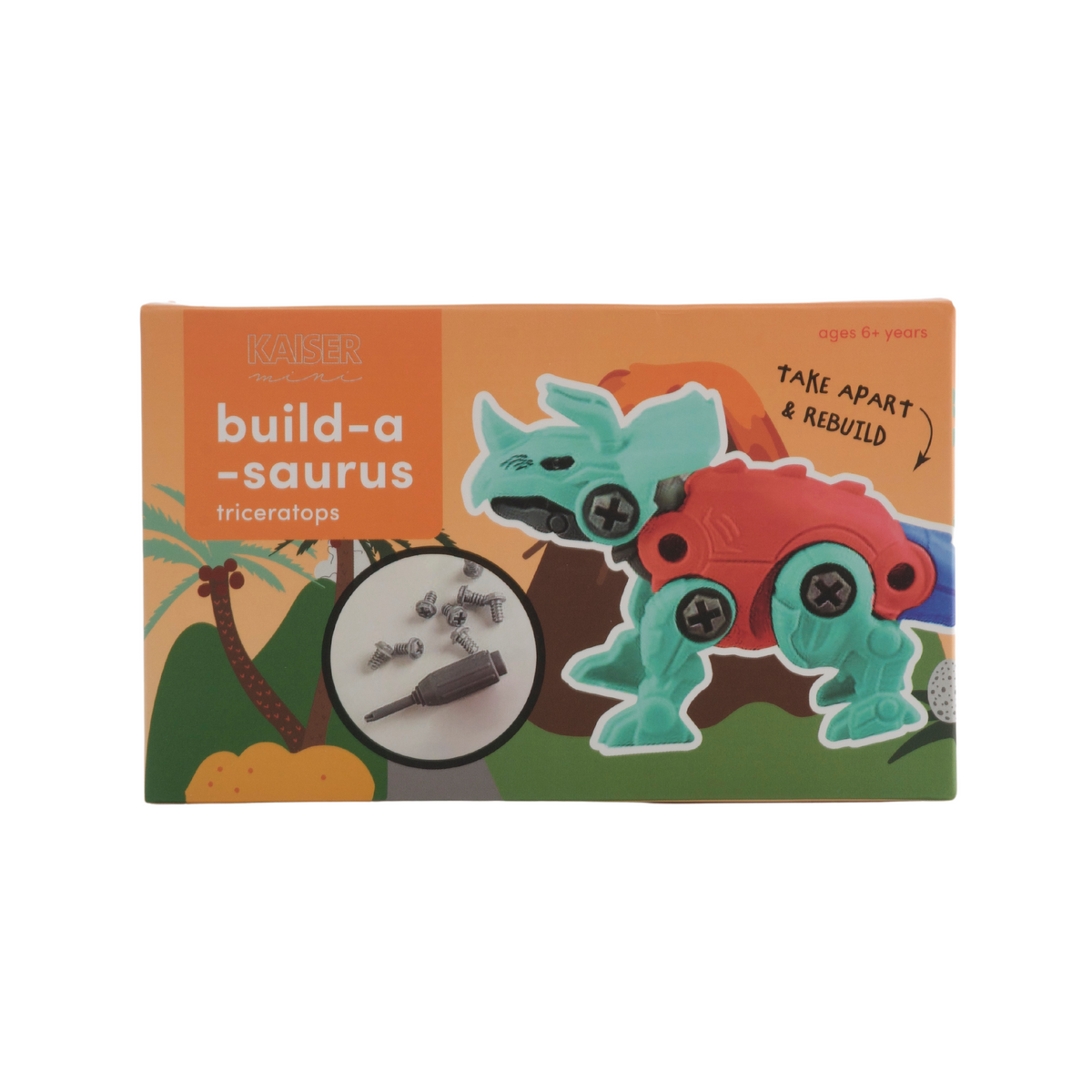 Kaiser Creative Club - Kids Buildasaurus - TRICERATOPS