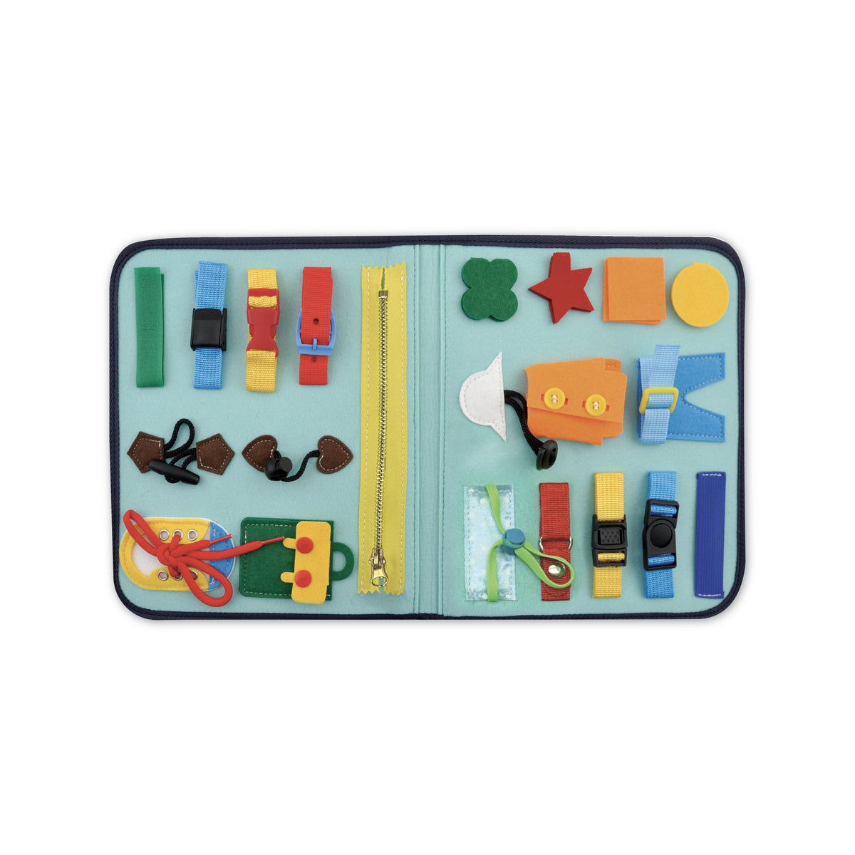Kaiser Creative Club - Kids Felt Sensory Book - CALENDAR/ALPHABET