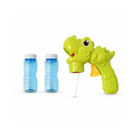Good Vibes Kids Novelty Bubble Gun - GREEN DINO