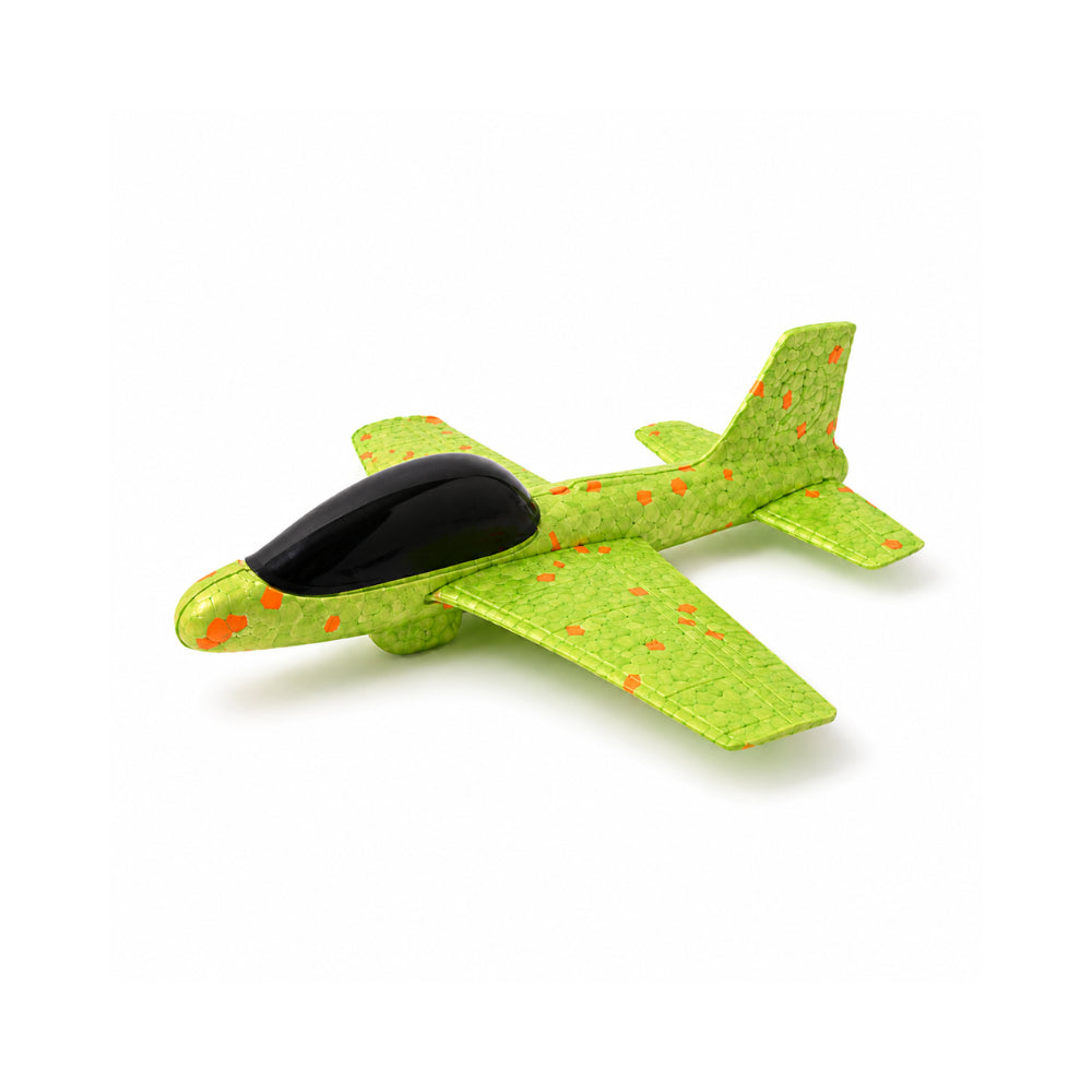 Good Vibes Kids Foam Stunt Plane - GREEN