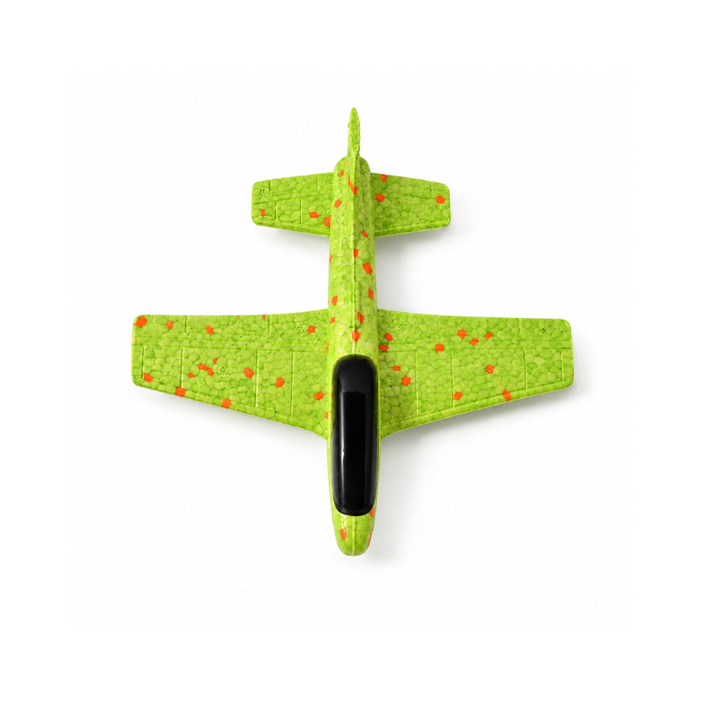 Good Vibes Kids Foam Stunt Plane - GREEN