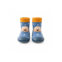 Peek-A-Boo Collection Baby Rubber Socks 6-12 months - PUPPY