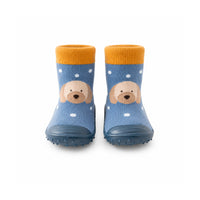 Peek-A-Boo Collection Baby Rubber Socks 12-18 months - PUPPY