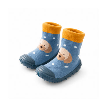 Peek-A-Boo Collection Baby Rubber Socks 12-18 months - PUPPY