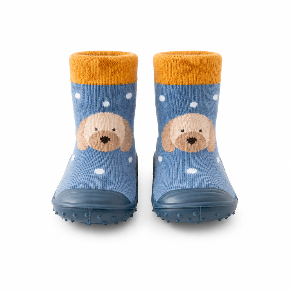 Peek-A-Boo Collection Baby Rubber Socks 18-24 months - PUPPY