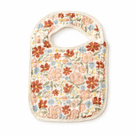 Peek-A-Boo Collection Baby 2pk Muslin Bib - PRETTY GARDEN