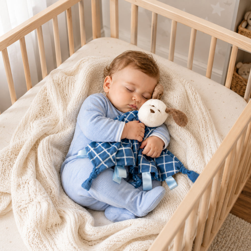 Peek-A-Boo Collection Baby Comforter - PUPPY