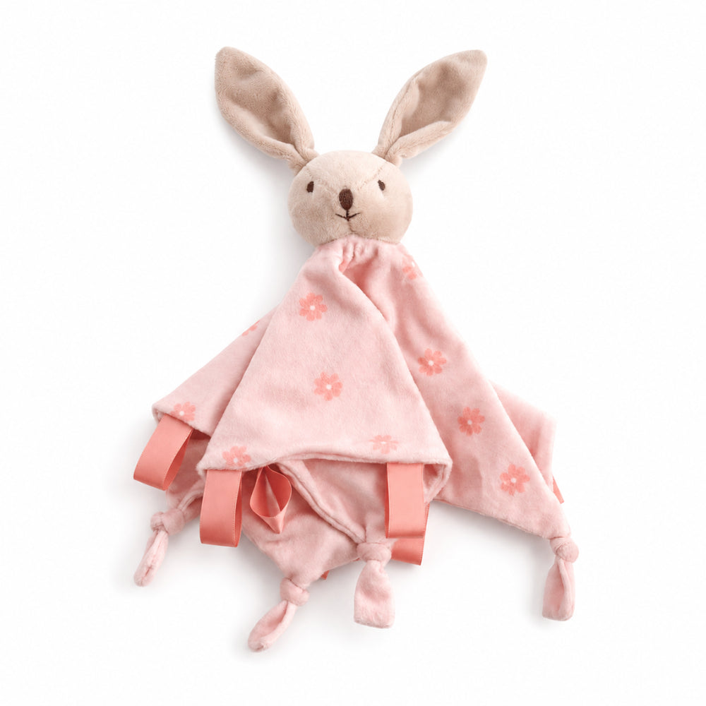 Peek-A-Boo Collection Baby Comforter - TAUPE BUNNY