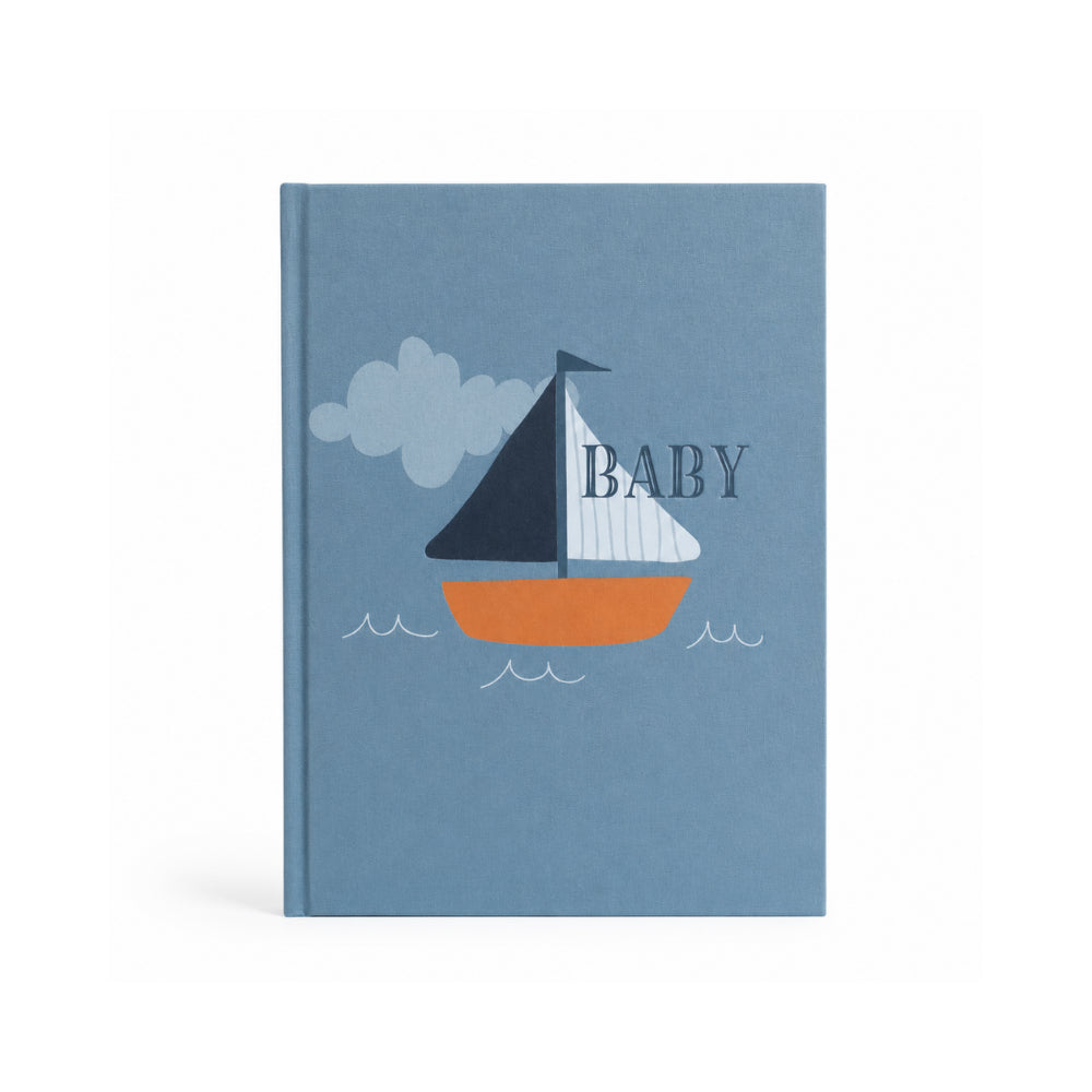 Peek-A-Boo Collection Baby Milestone Book - SAILING