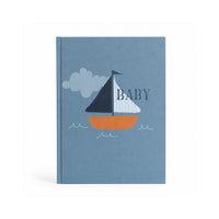 Peek-A-Boo Collection Baby Milestone Book - SAILING