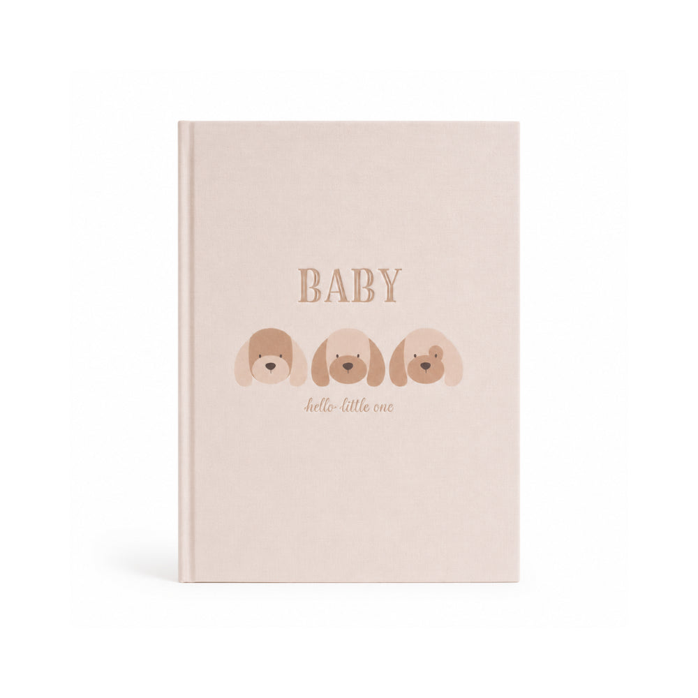 Peek-A-Boo Collection Baby Milestone Book - PUPPY