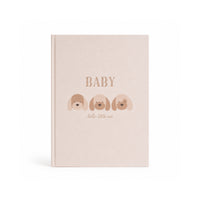 Peek-A-Boo Collection Baby Milestone Book - PUPPY
