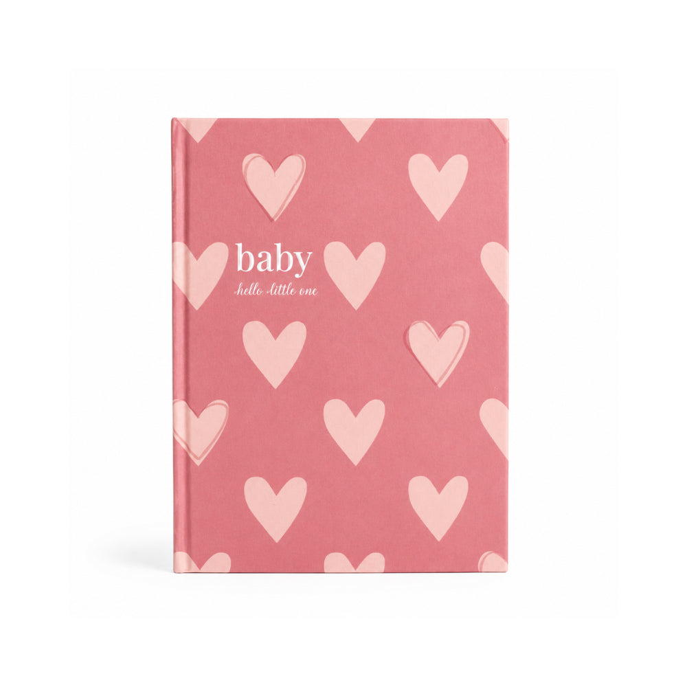 Peek-A-Boo Collection Baby Milestone Book - HEARTS
