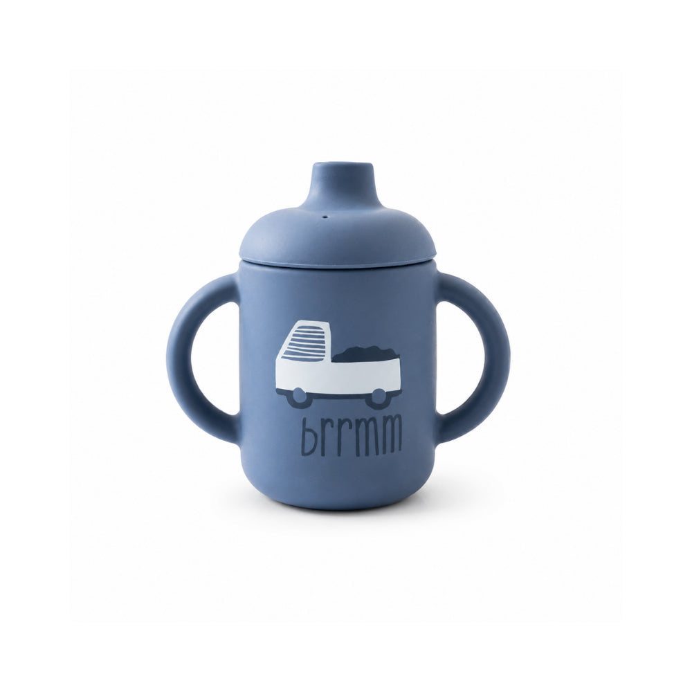 Peek-A-Boo Collection Printed Silicone Sippy Cup - TRUCK