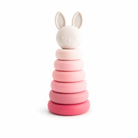 Peek-A-Boo Collection Baby Silicone Stacker - BUNNY