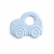 Peek-A-Boo Collection Baby Silicone Car Teether - BLUE
