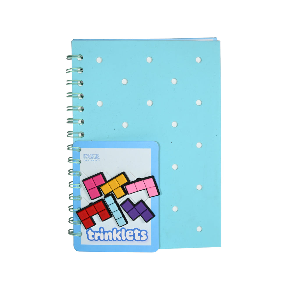 Kids Trinklets Lge Notebook - BLOCKS
