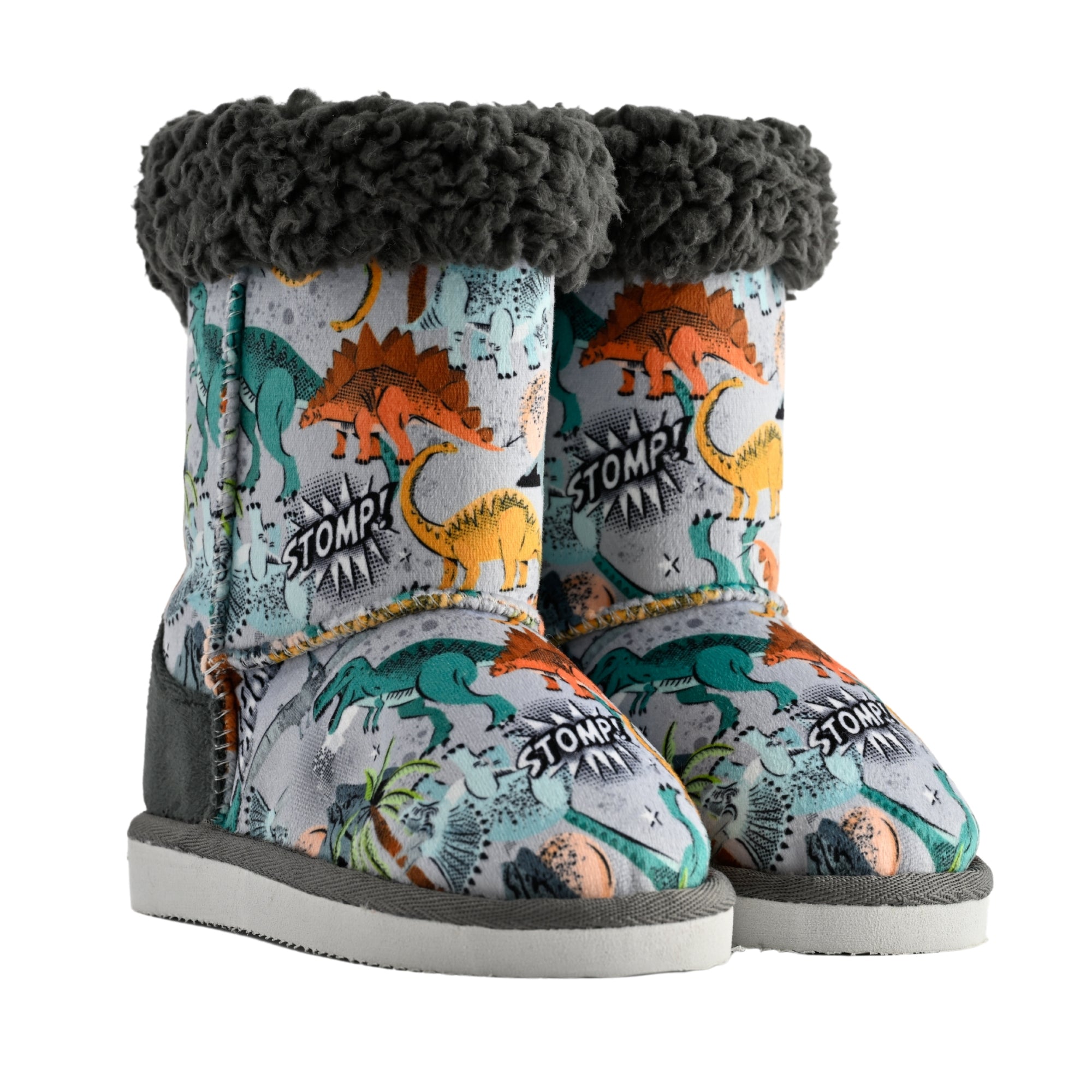K Mini Slipper Boots - ROAR (Age 5-6)