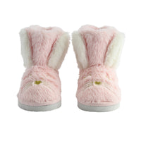 Novelty Slipper Boots Size 9-10 - Pink Bunny
