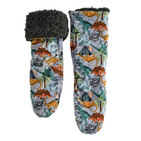 K Mini Winter Sleep Socks - ROAR (Size 5-8)