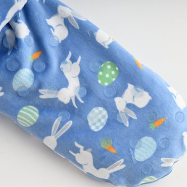 Winter Sleep Socks Size 5-8 - Hop to It Blue