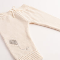 Baby Knit Jogger - CREAM Size 0-6M