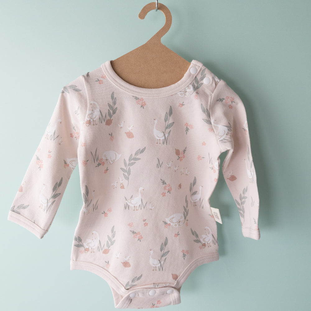 K Mini Baby Bodysuit 6-12m - GEESE