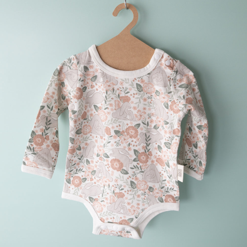 K Mini Baby Bodysuit 3-6m - BUNNY