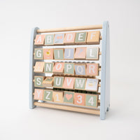 K Mini Baby Wooden Toys - Baby Counting & ABC Wooden Abacus