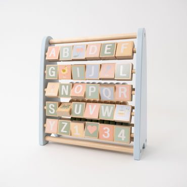 Baby Wooden Toys - Counting & ABC Wooden Abacus