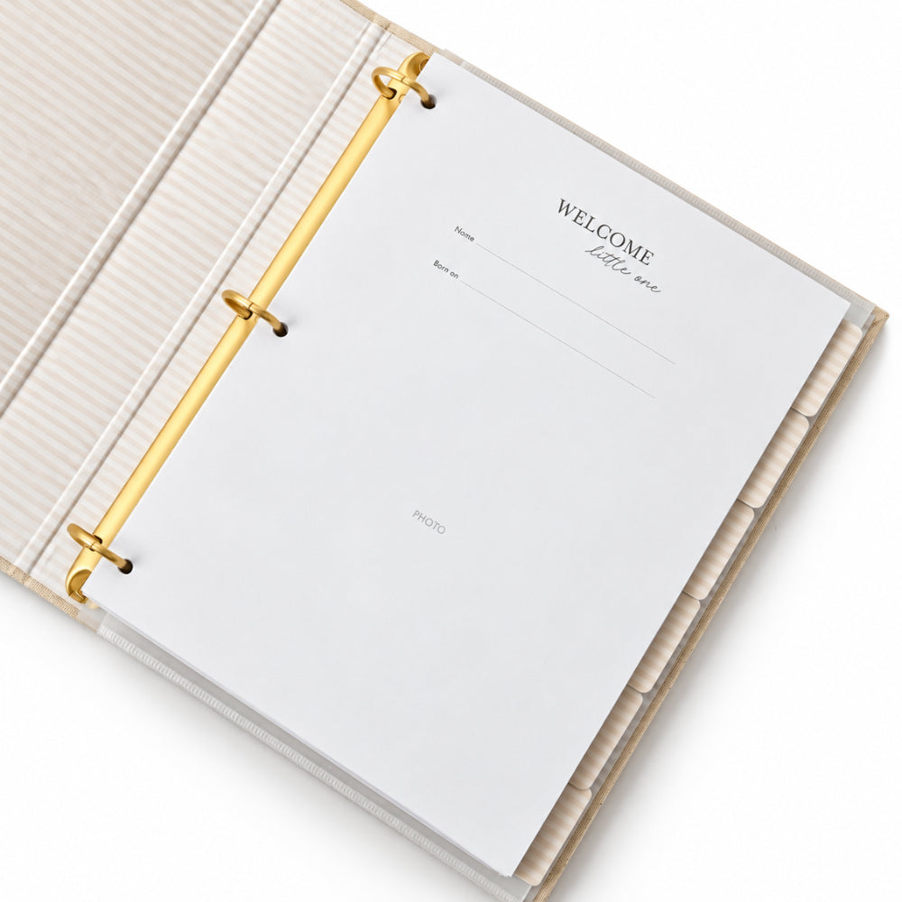 Baby Milestone Binder