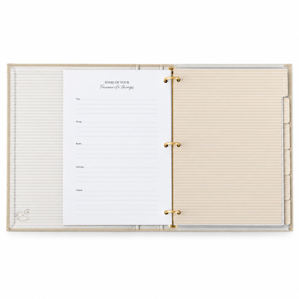 Baby Milestone Binder