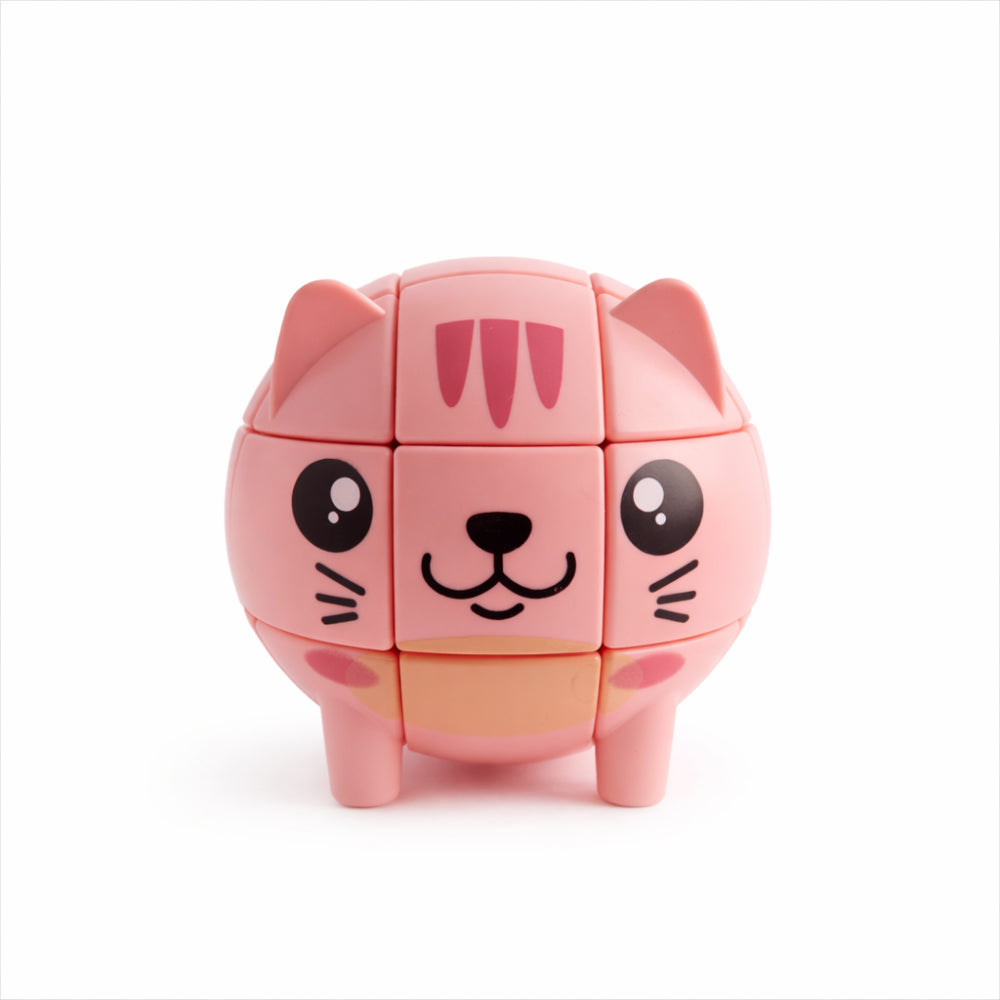 Kaiser Toy Box - Kids Animal Magic Cube - PINK