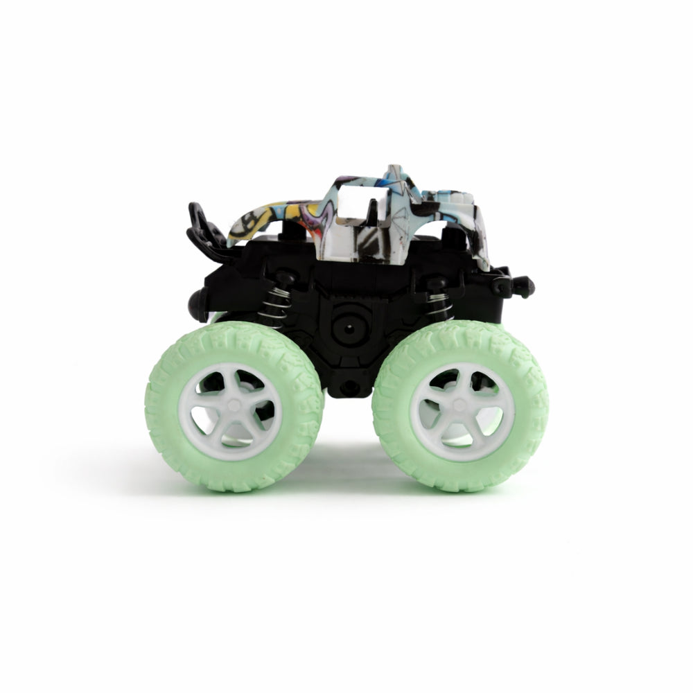 Kaiser Toy Box - Kids Monster Stunt Truck - GREEN