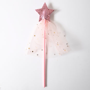 K Mini Dress Up Wand - Pink Star