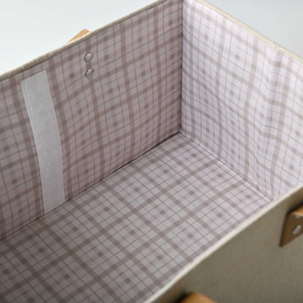 Tiny Orchard Baby Storage Caddy  - GINGHAM